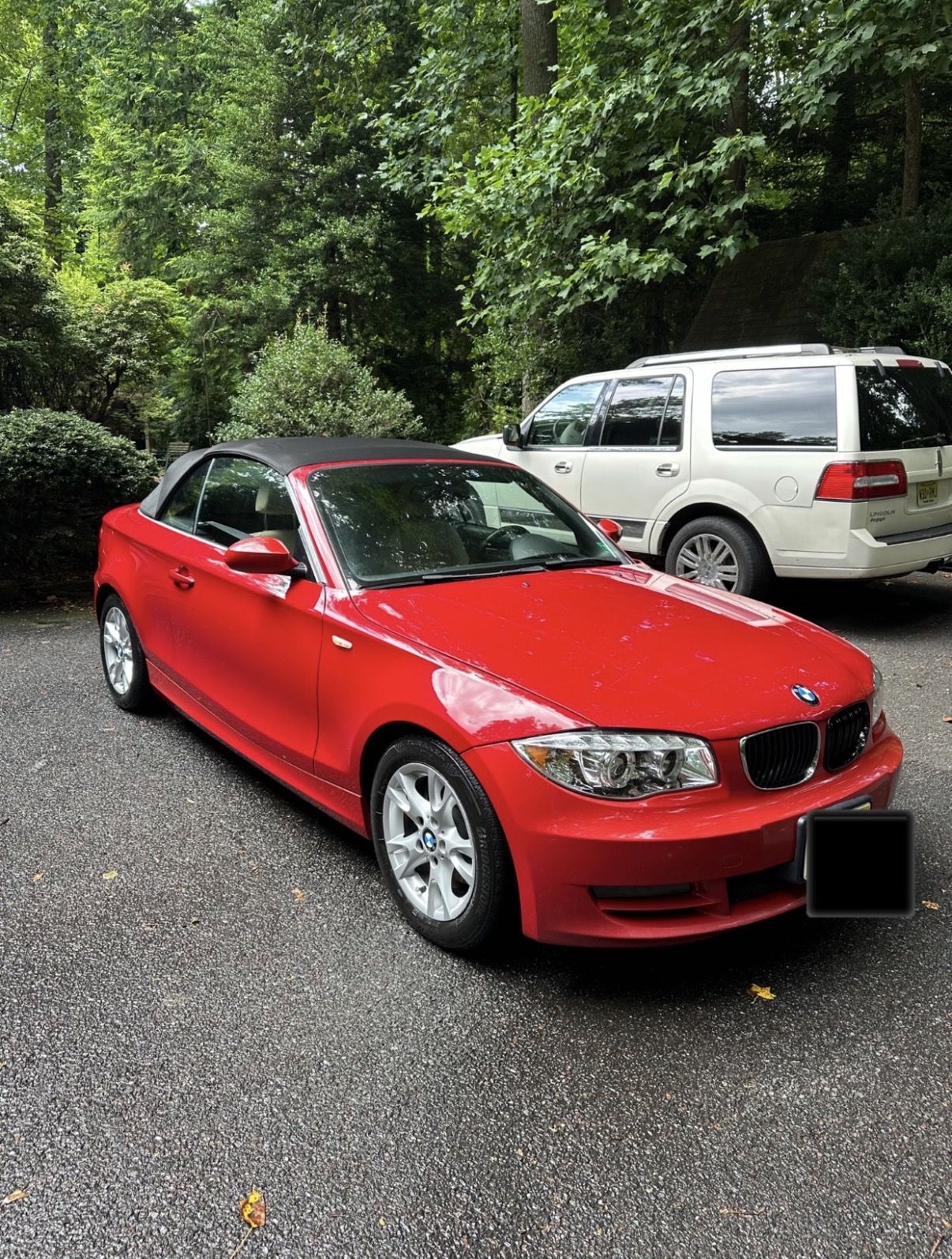Freshly detailed red BMW after a mobile detail in Mullica Hill, NJ