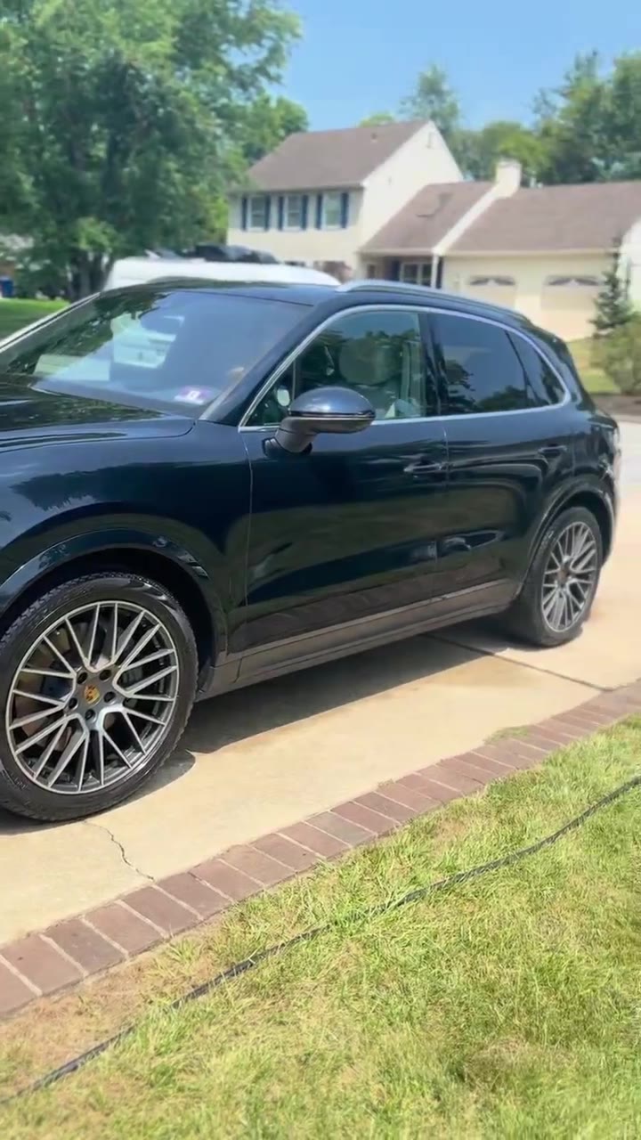 Black Porsche Cayenne detailed by Reiter Auto Detailing