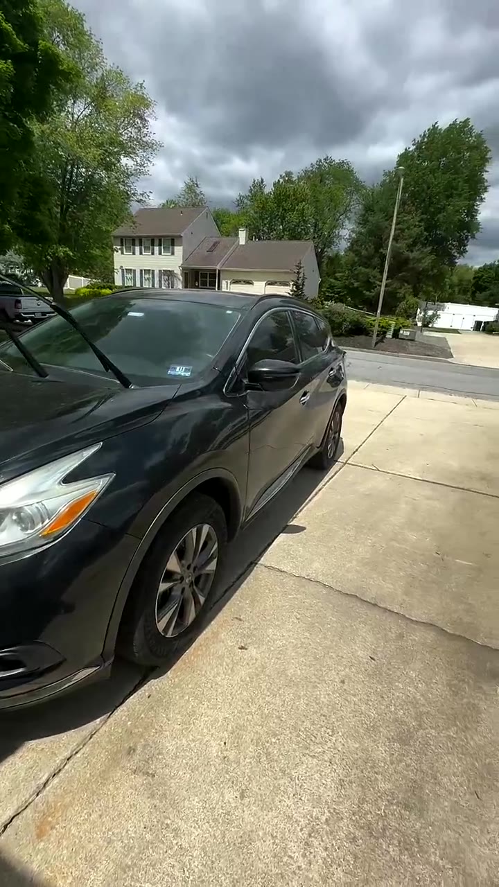 Black Nissan Murano detailed by Reiter Auto Detailing